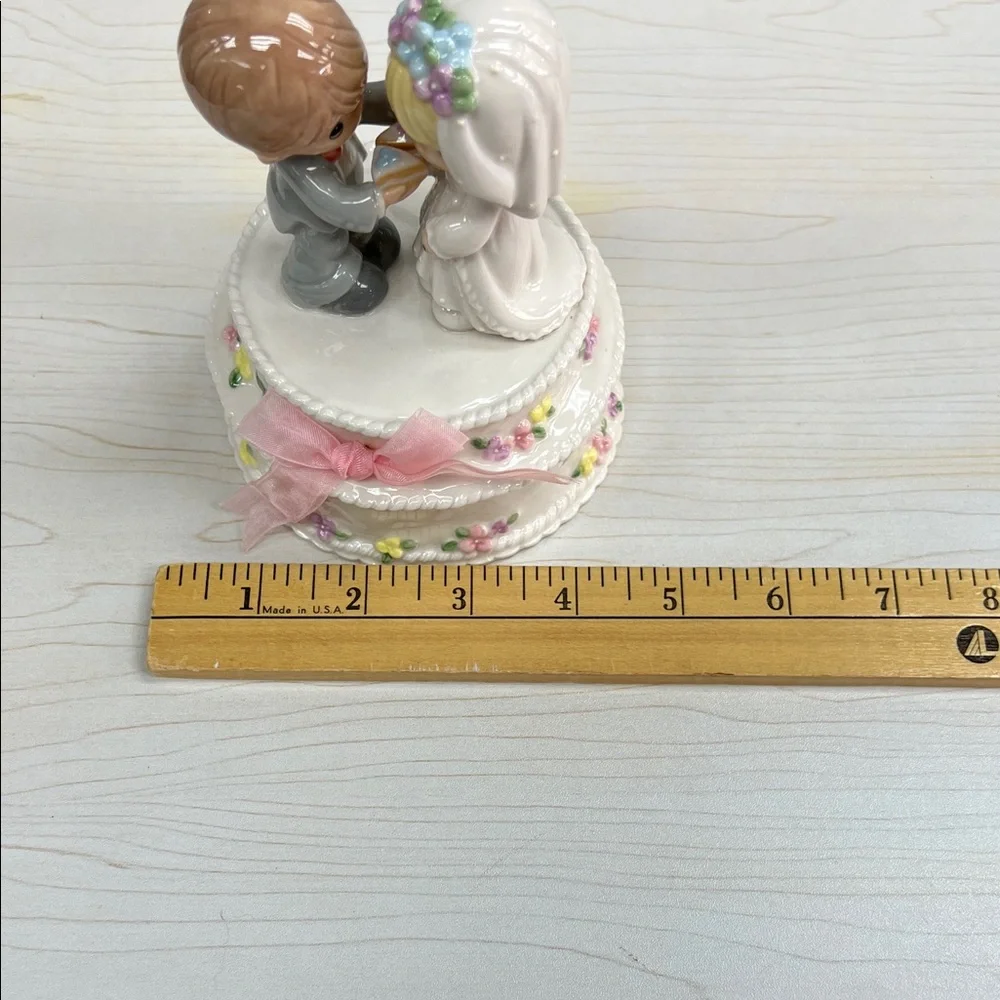 Precious Moments Bride and Groom Cake Topper